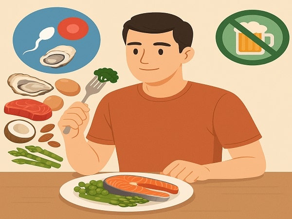 Chế độ ăn để sinh con trai dành cho các ông chồng