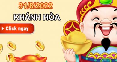 Thống kê XSKH 31/8/2022 dự đoán VIP đài Khánh Hòa