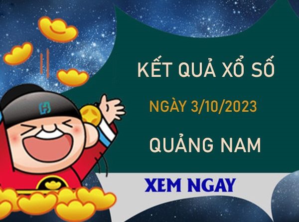Phân tích XSQNM ngày 3/10/2023 soi cầu số đẹp thứ 3
