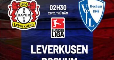 Nhận định Leverkusen vs Bochum, 02h30 ngày 21/12