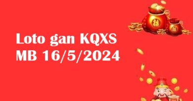 Loto gan KQXS miền Bắc 16/5/2024 hôm nay