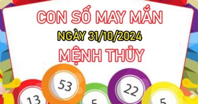 Con số may mắn mệnh Thủy 31/10/2024 hốt lộc đầy túi