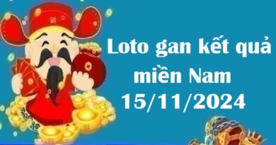 Loto gan kết quả miền Nam 15/11/2024