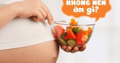 Mới có bầu kiêng ăn gì