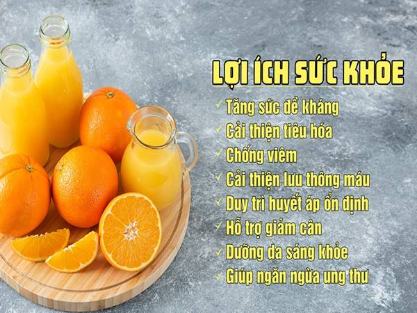 Những điều cần lưu ý khi uống nước cam