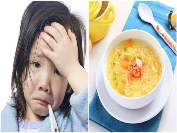 Trẻ bị sốt nên ăn gì?