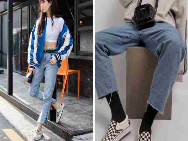 Giày Vans caro nữ
