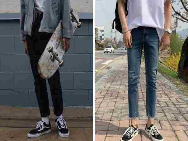 phối đồ với giày vans cho học sinh  nam đi học
