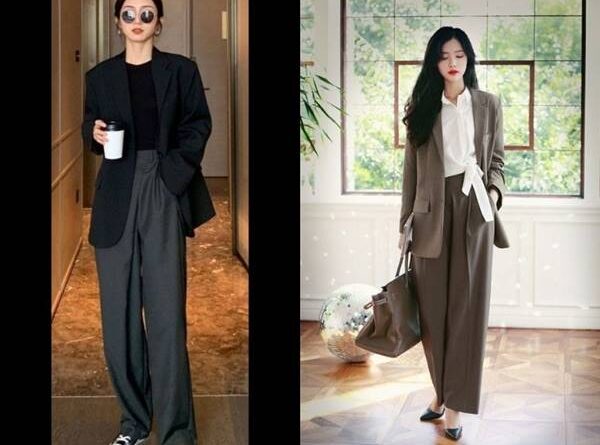 Mách bạn mẹo nhỏ mix quần ống rộng mặc với áo gì?