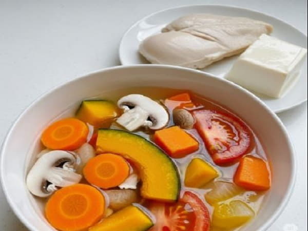 Thực đơn giảm cân của Triệu Lệ Dĩnh bữa tối