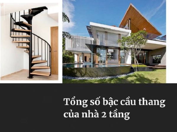 Cách tính bậc cầu thang nhà 2 tầng theo thước Lỗ Ban